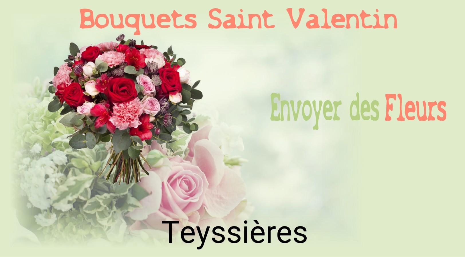 Roses de Saint-Valentin livrées à Teyssières